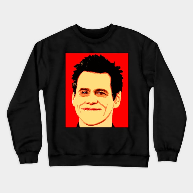 jim carrey Crewneck Sweatshirt by oryan80